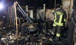 Incendio autorimessa a fuoco anche auto d'epoca