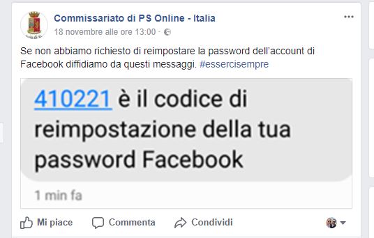 Falso sms per cambiare password: la truffa su Facebook