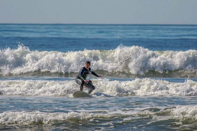 Matteo Fanchini in California per i Mondiali di Surf adattato