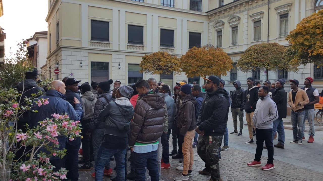 Protesta migranti