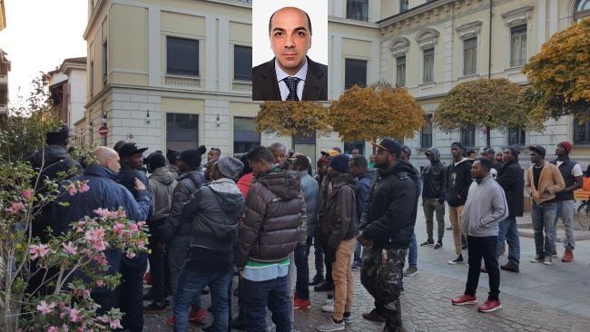 Protesta migranti