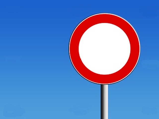 Chiusa via Gionzana per lavori in corso