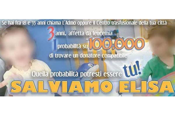 Corsa in aiuto a Elisa per donare il midollo