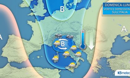 Pioggia forte in arrivo nel fine settimana
