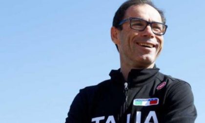 Il ct della nazionale di ciclismo a Borgomanero