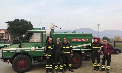 Incendi nel Torinese: in aiuto anche una squadra dei Vigili del fuoco di Novara