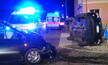 Schianto tra due veicoli alla Baraggia di Suno