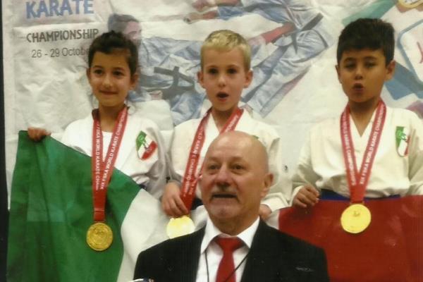 Tre giovanissimi borgomaneresi campioni del mondo di karate