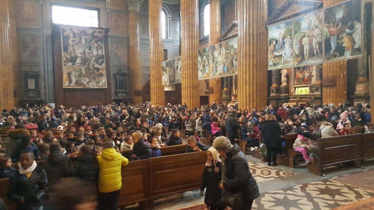 Tradizionale messa di Natale per i bimbi novaresi