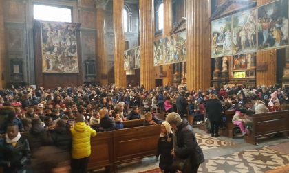 Tradizionale messa di Natale per i bimbi novaresi