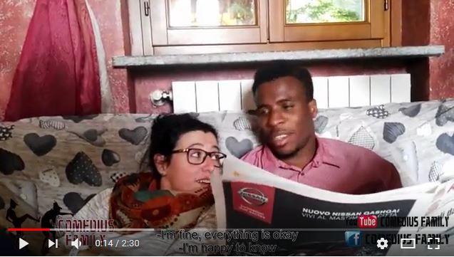 Migranti attori per la sitcom del centro di accoglienza di Comignago