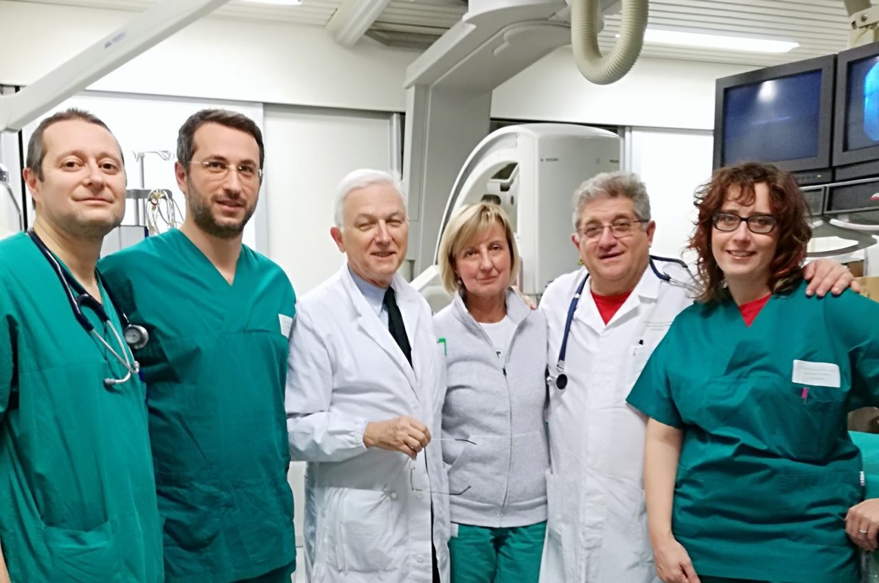 Primo intervento con nuova metodica per evitare i trombi