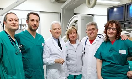 Primo intervento con nuova metodica per evitare i trombi