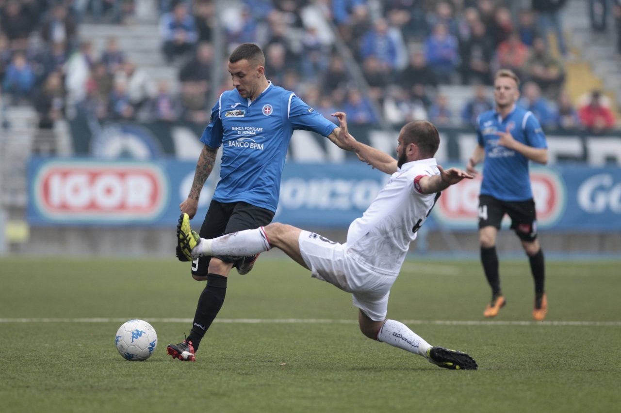 Entella Novara 2 a 1 gli azzurri chiudono male il girone