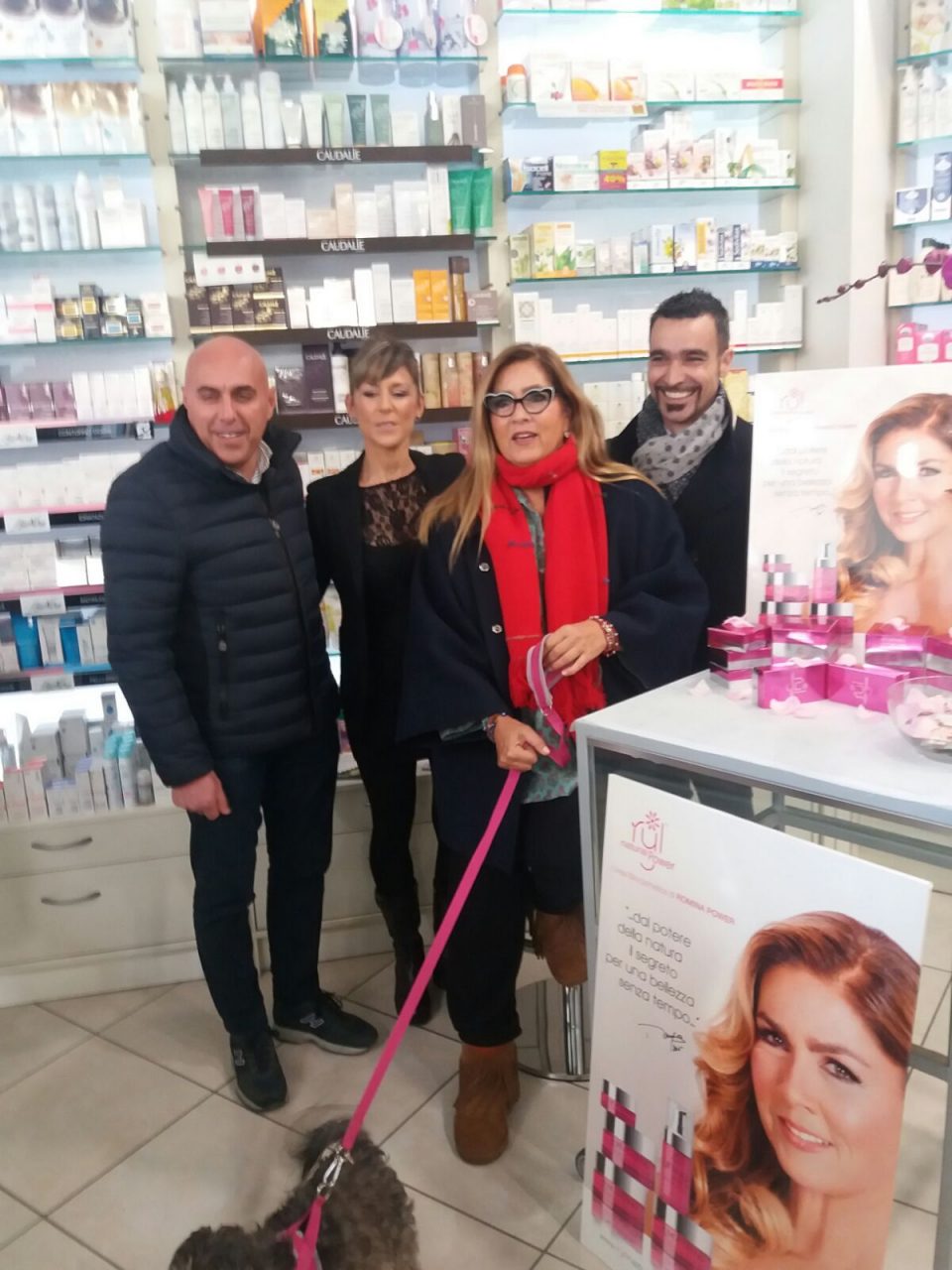 Romina Power a Borgomanero per una linea di cosmetici
