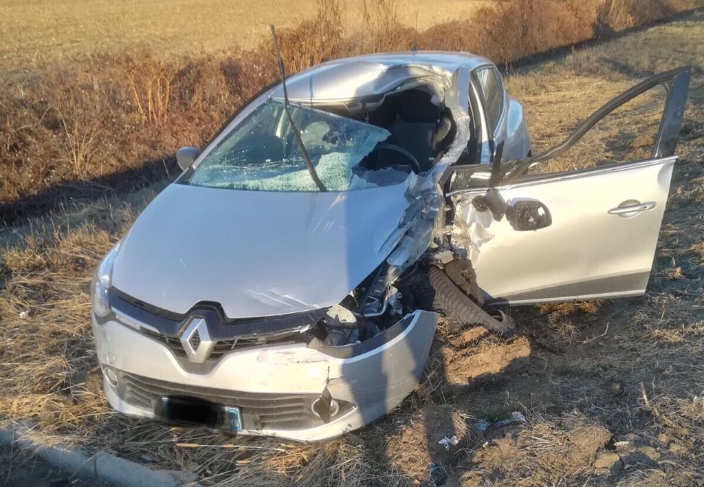 Carpignano: incidente in autostrada per una gomma esplosa