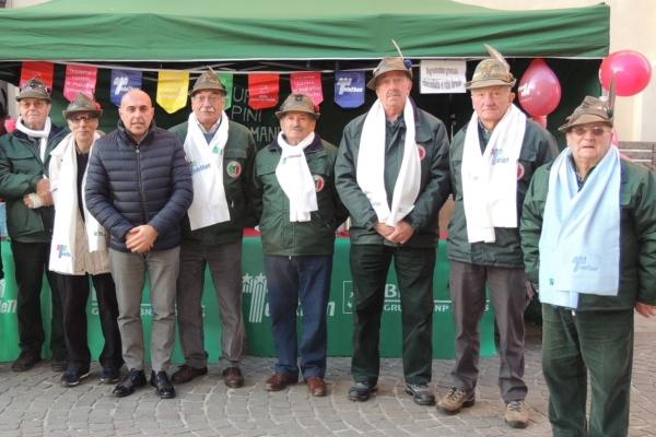 Alpini di Borgomanero al fianco di Telethon