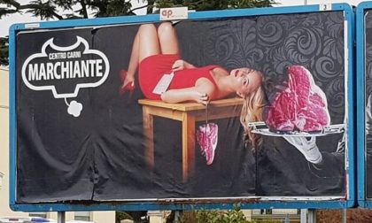 Pubblicità sessista donna come carne
