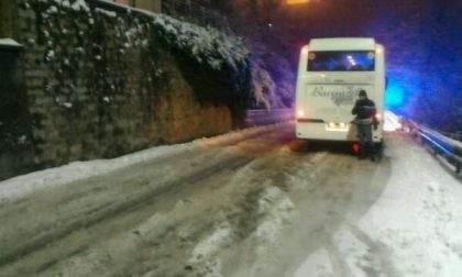 Disagi per la neve nella provincia di Novara