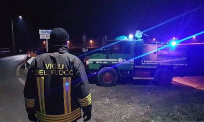 Fiamme in un’area collinare di Briona martedì sera