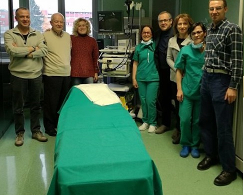 Donato macchinario ospedale di Borgomanero