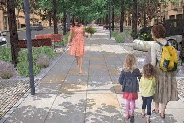 Galliate, il “nuovo” viale si svela (e fa discutere)