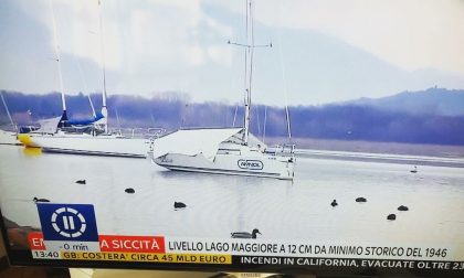 Emergenza idrica nel lago: meno 300 miliardi di litri LE FOTO