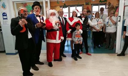 Magia, sorrisi e regali per i bambini della Pediatria del "Maggiore"