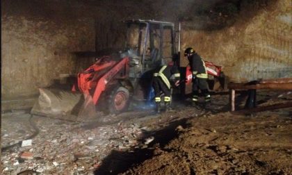 Mezzo a fuoco a Grignasco