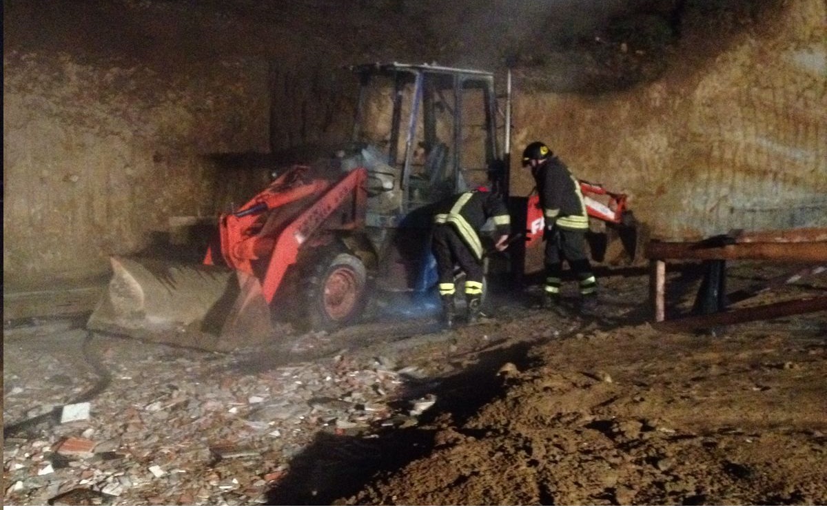 Mezzo a fuoco a Grignasco