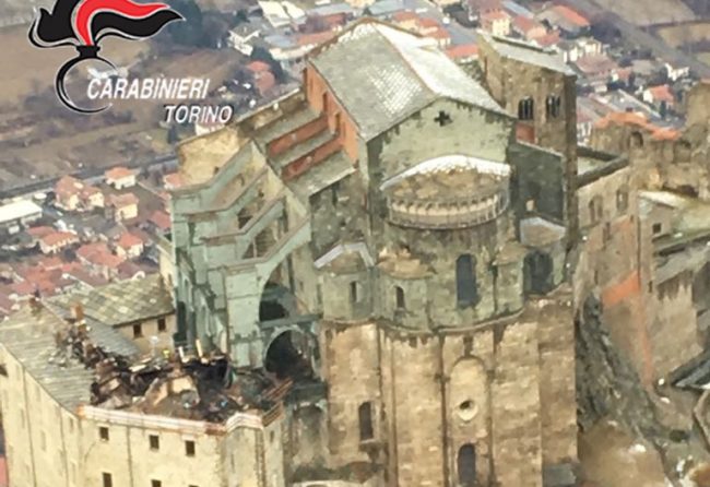 Sacra San Michele il sopralluogo dopo il rogo