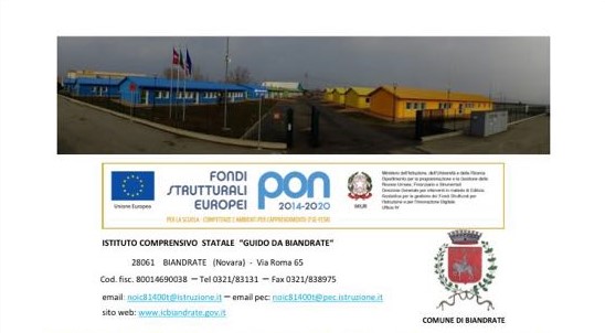 Nuovi plessi scolastici inaugurazione a Biandrate