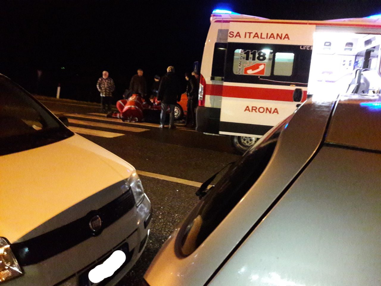 Dormelletto: uomo investito sul Sempione