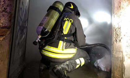Incendio a Borgomanero