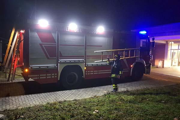 Principio d’incendio nella palestra di una scuola mercoledì sera