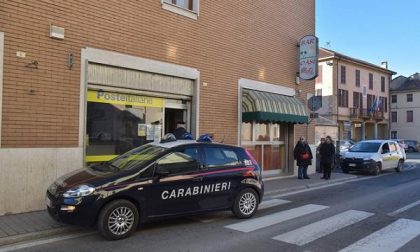 Rapina alle Poste di Borgolavezzaro