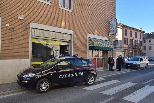 Rapina alle Poste di Borgolavezzaro