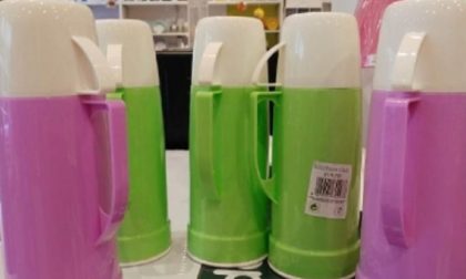 Thermos con amianto scoppia caso