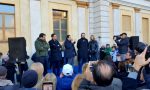 Matteo Salvini in piazza Puccini a Novara