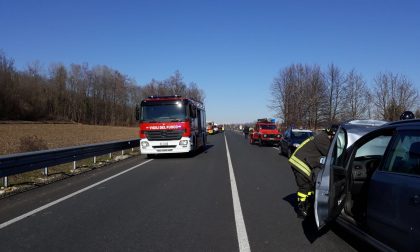 Incidente Pombia: 5 auto coinvolte