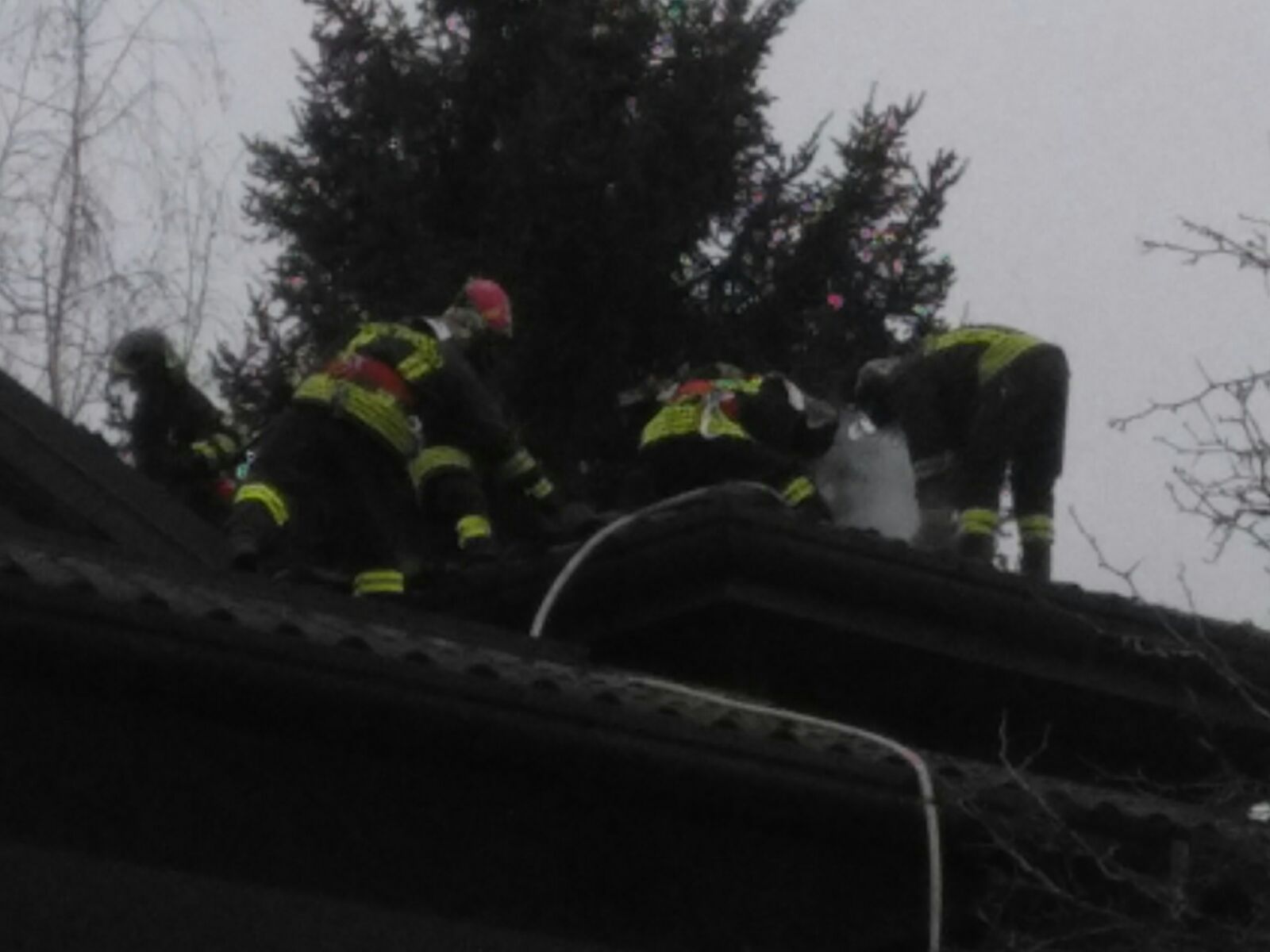 Incendio abitazione via Monviso