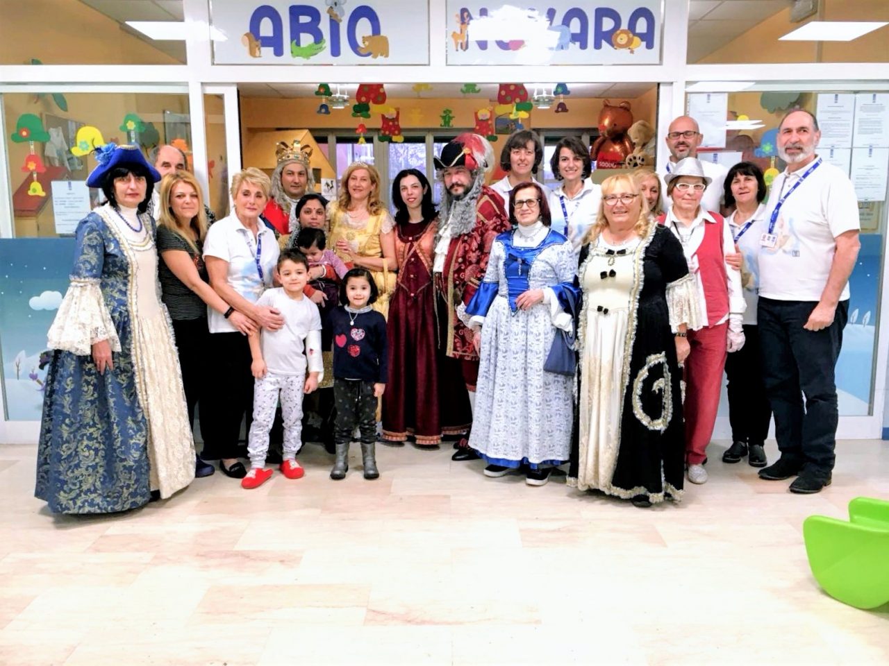 Re Biscottino porta in ospedale il Carnevale