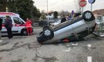 Spettacolare incidente a Bellinzago