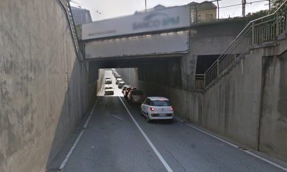 Sottopasso di corso Risorgimento chiuso causa crollo