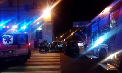 Incidente davanti alla stazione