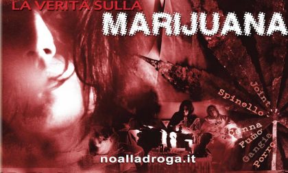 Opuscoli Verità sulla Marijuana distribuiti a Novara