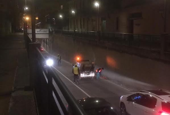 Sottopasso corso Risorgimento, intervento di Assa