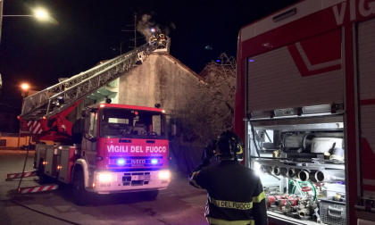 Incendio canna fumaria a Romentino