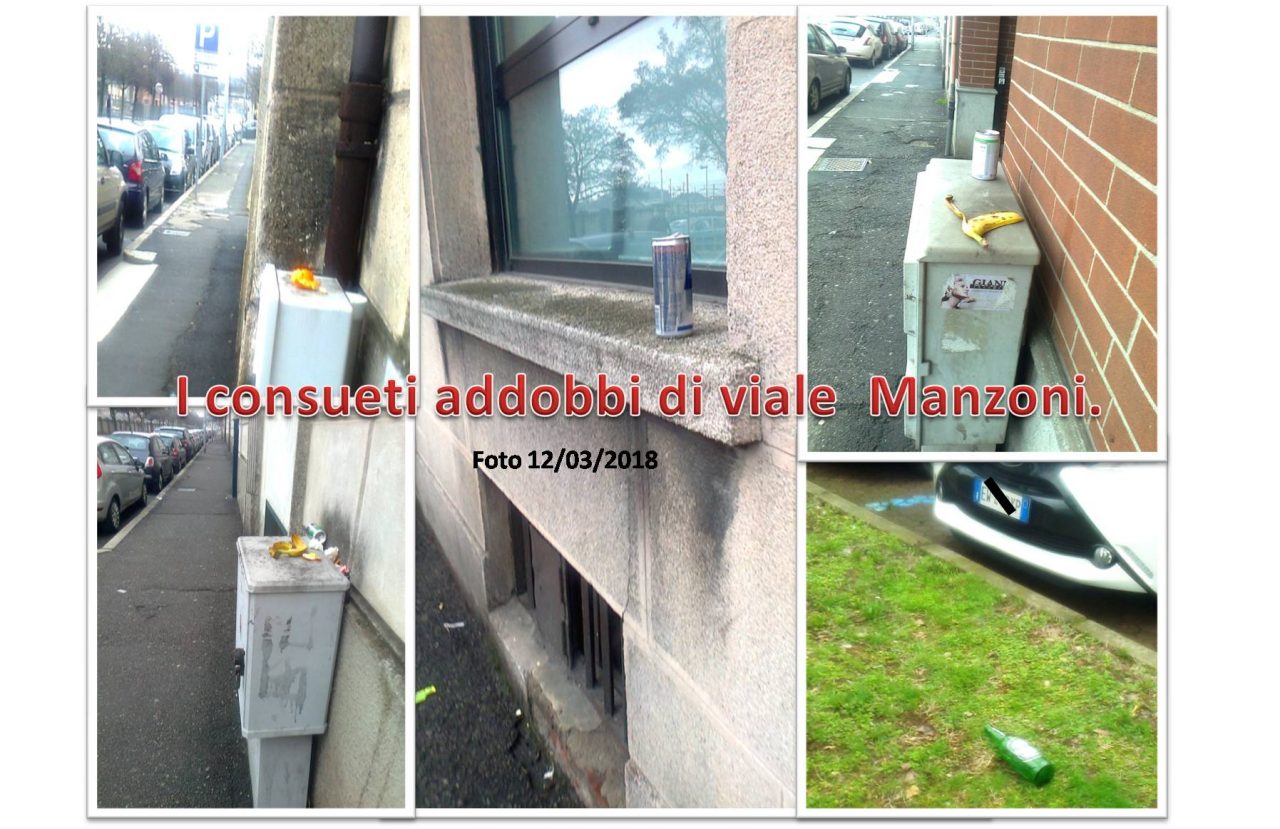 Degrado urbano nella zona della stazione
