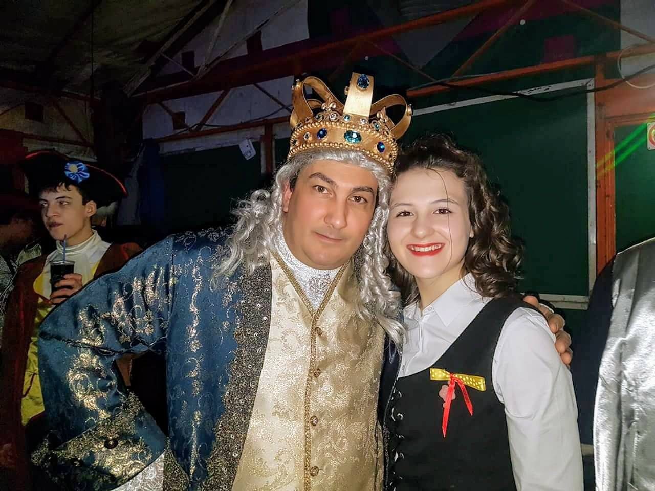 Re Biscottino al Carnevale benefico di Cavaglià